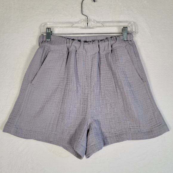 Madewell Pull-On Shorts in Lightspun, Light Purple, Size XS - Picture 1 of 10